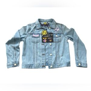 Norris Nuts Legends Denim Jacket Size 16 with Pins